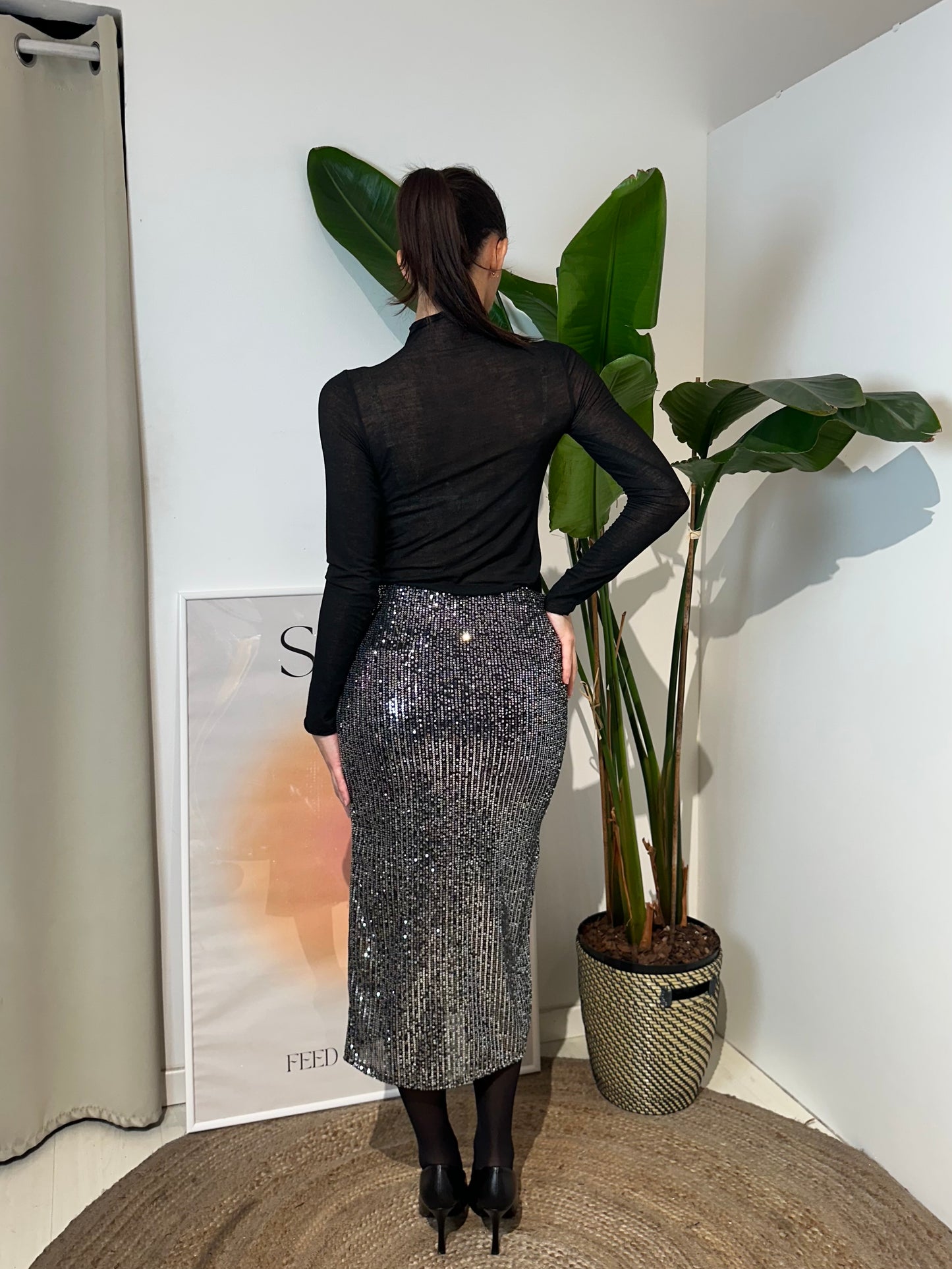 Midi Skirt Paillettes