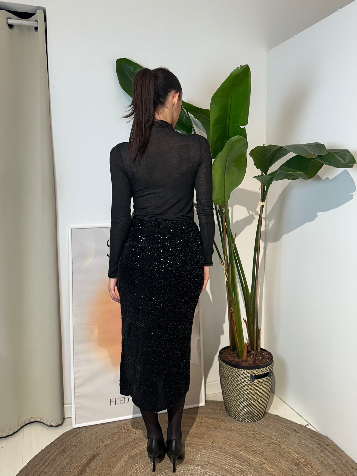 Midi Skirt Paillettes