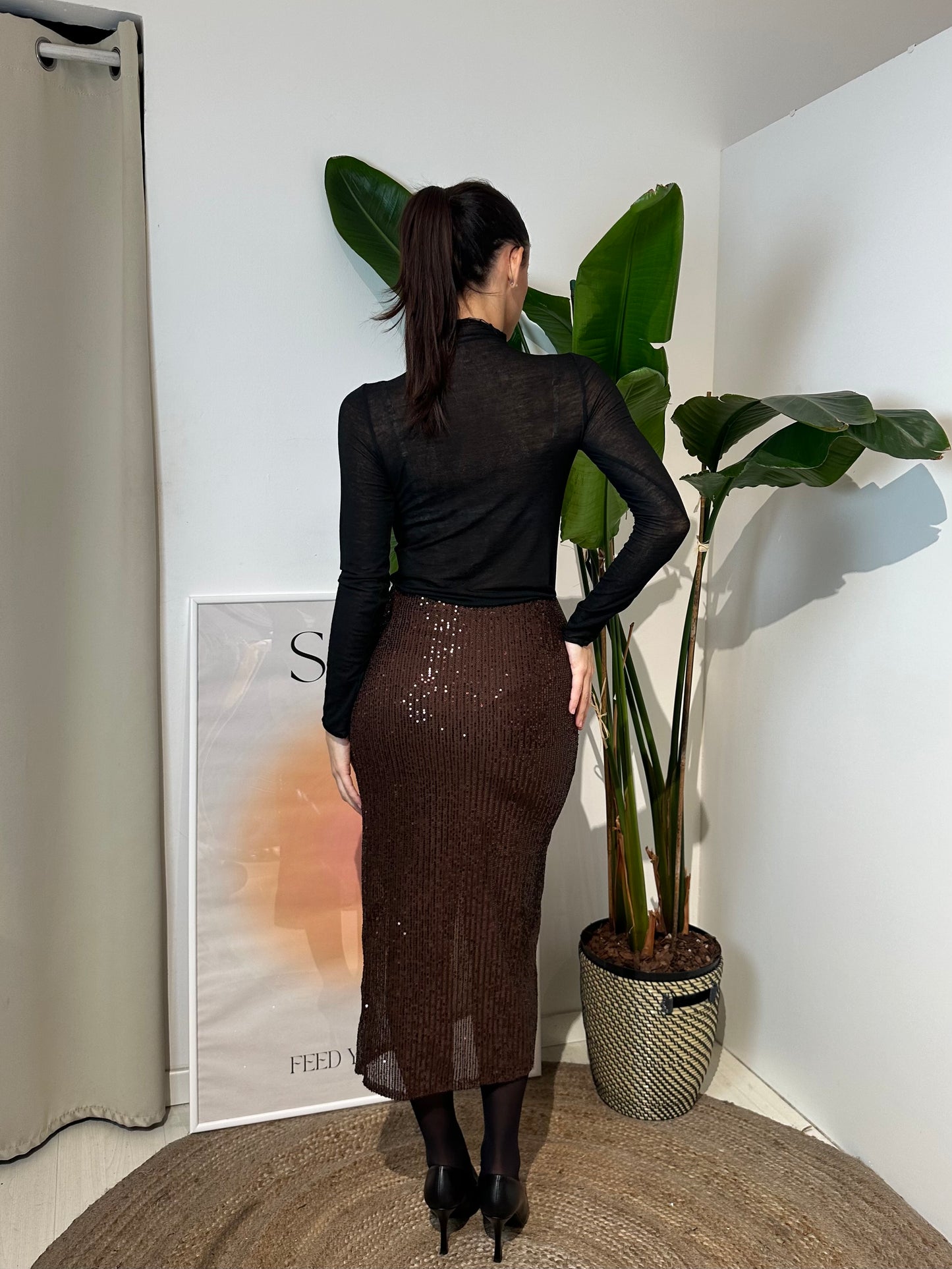 Midi Skirt Paillettes