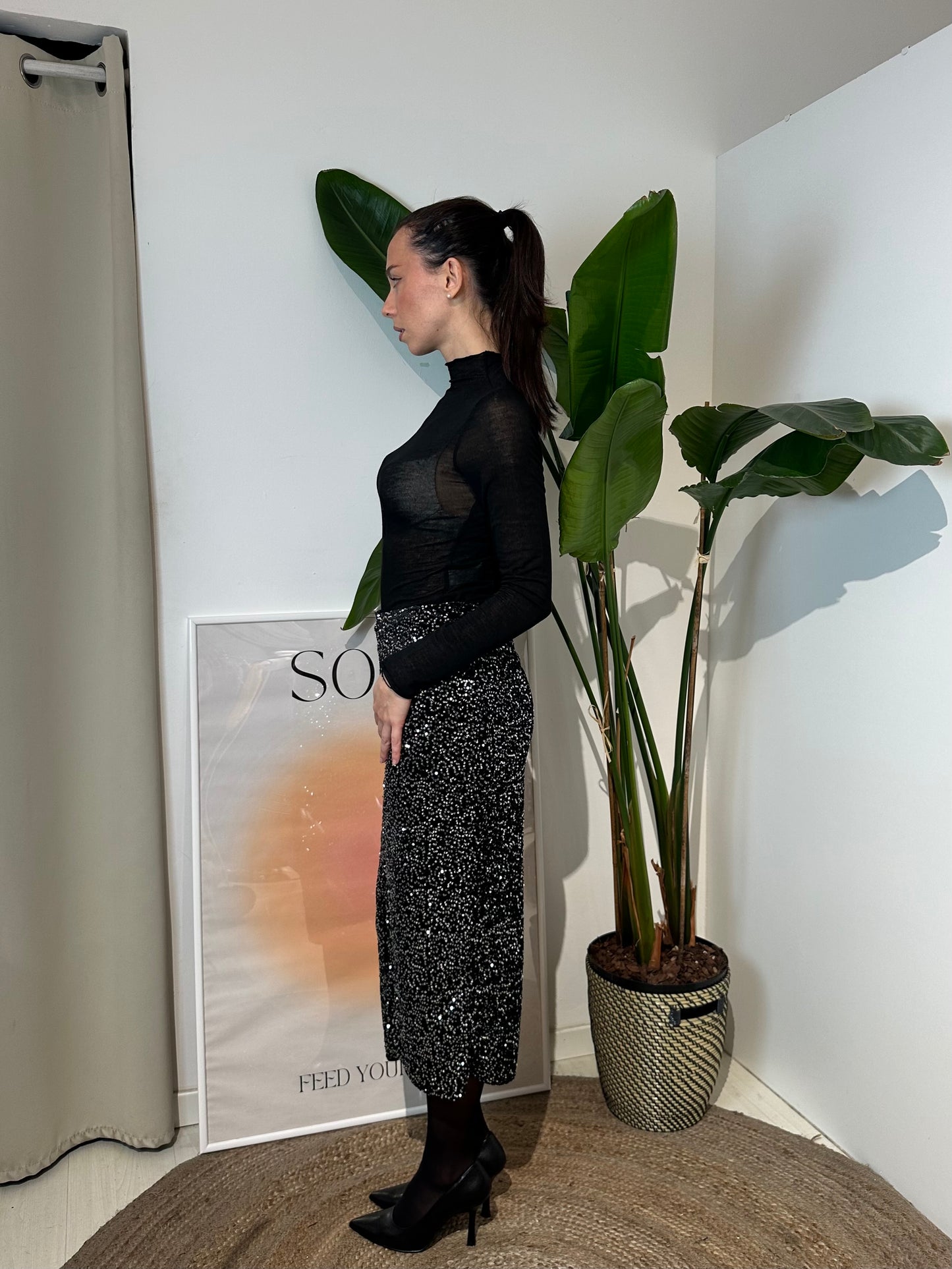 Midi Skirt Paillettes