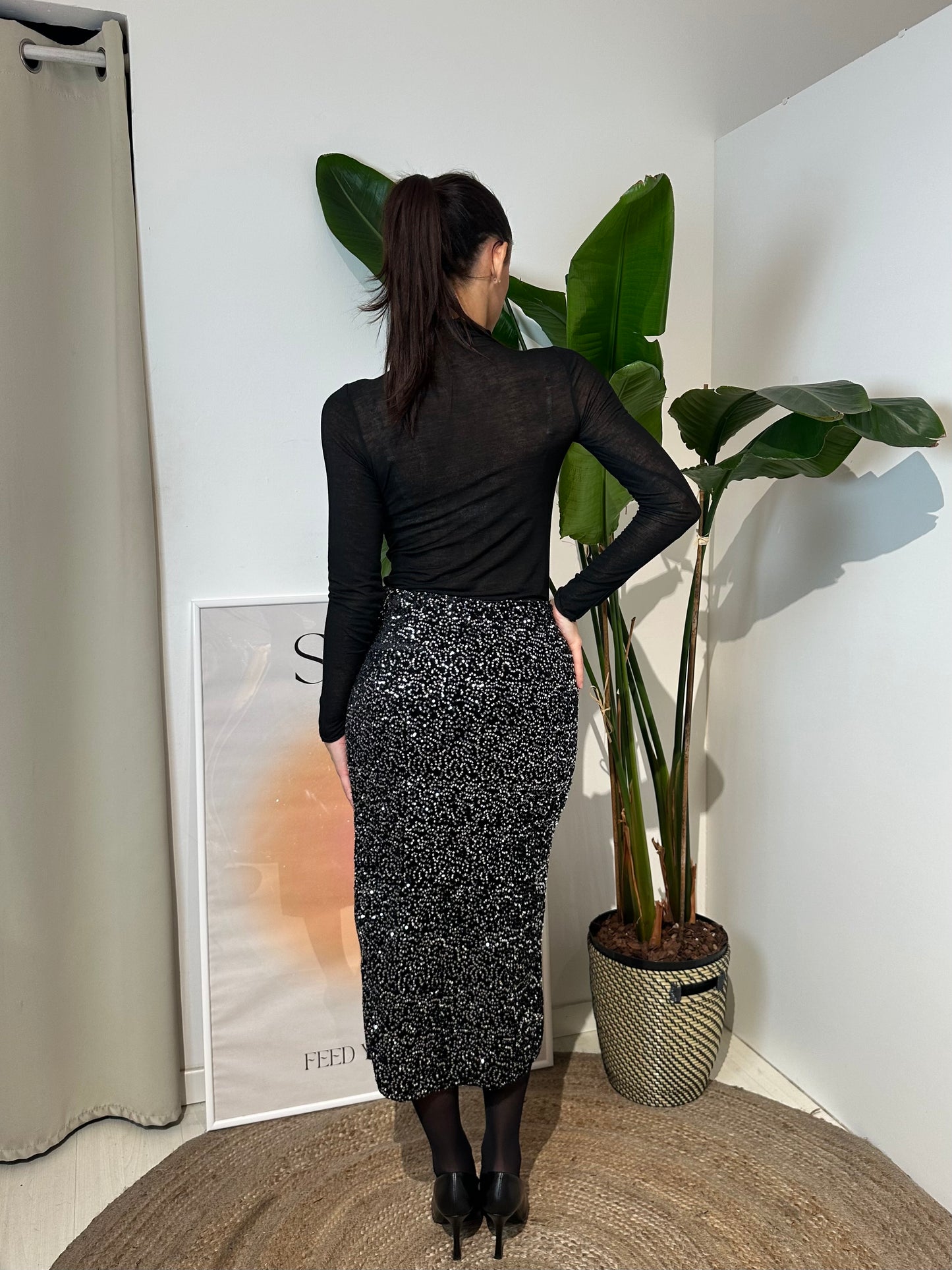 Midi Skirt Paillettes