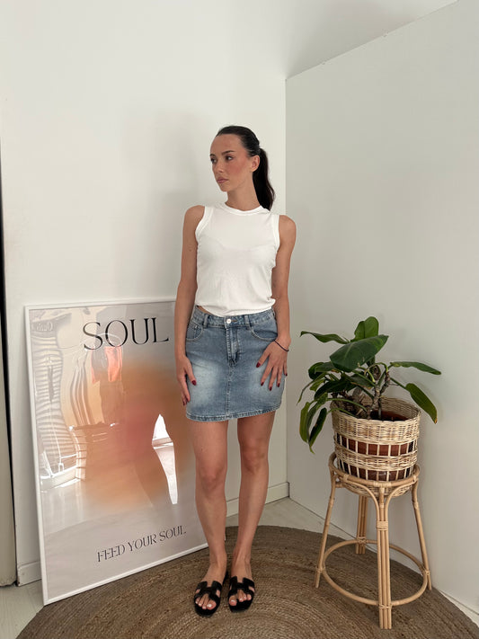 Mini Skirt Denim