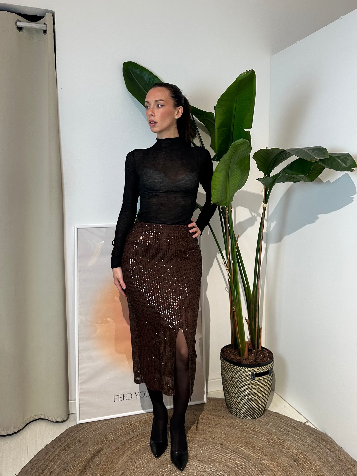 Midi Skirt Paillettes