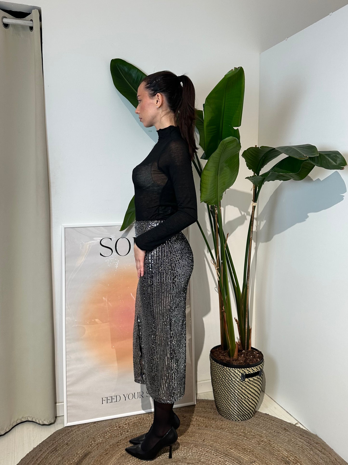 Midi Skirt Paillettes