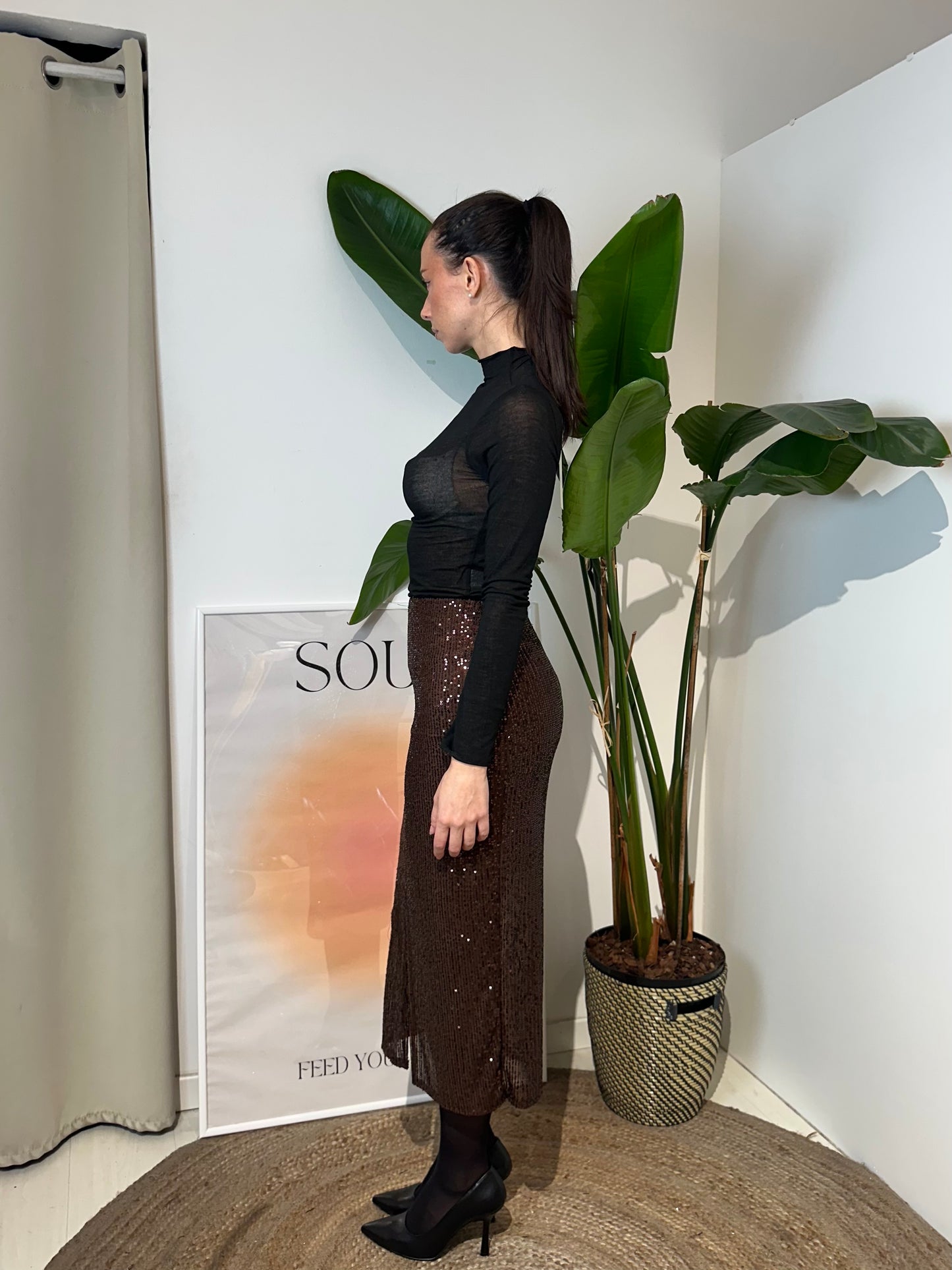 Midi Skirt Paillettes