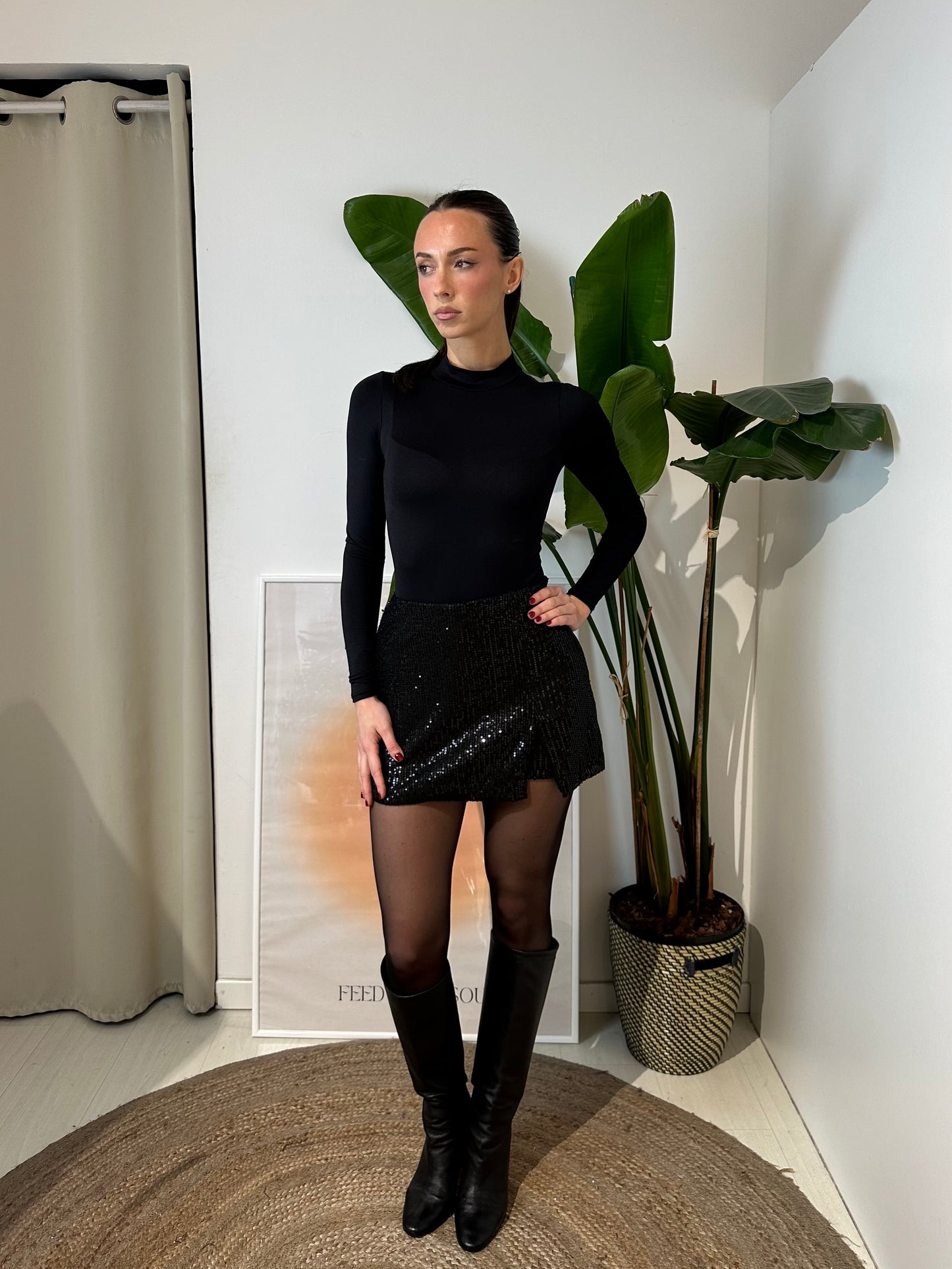 Mini Panta/Gonna Paillettes